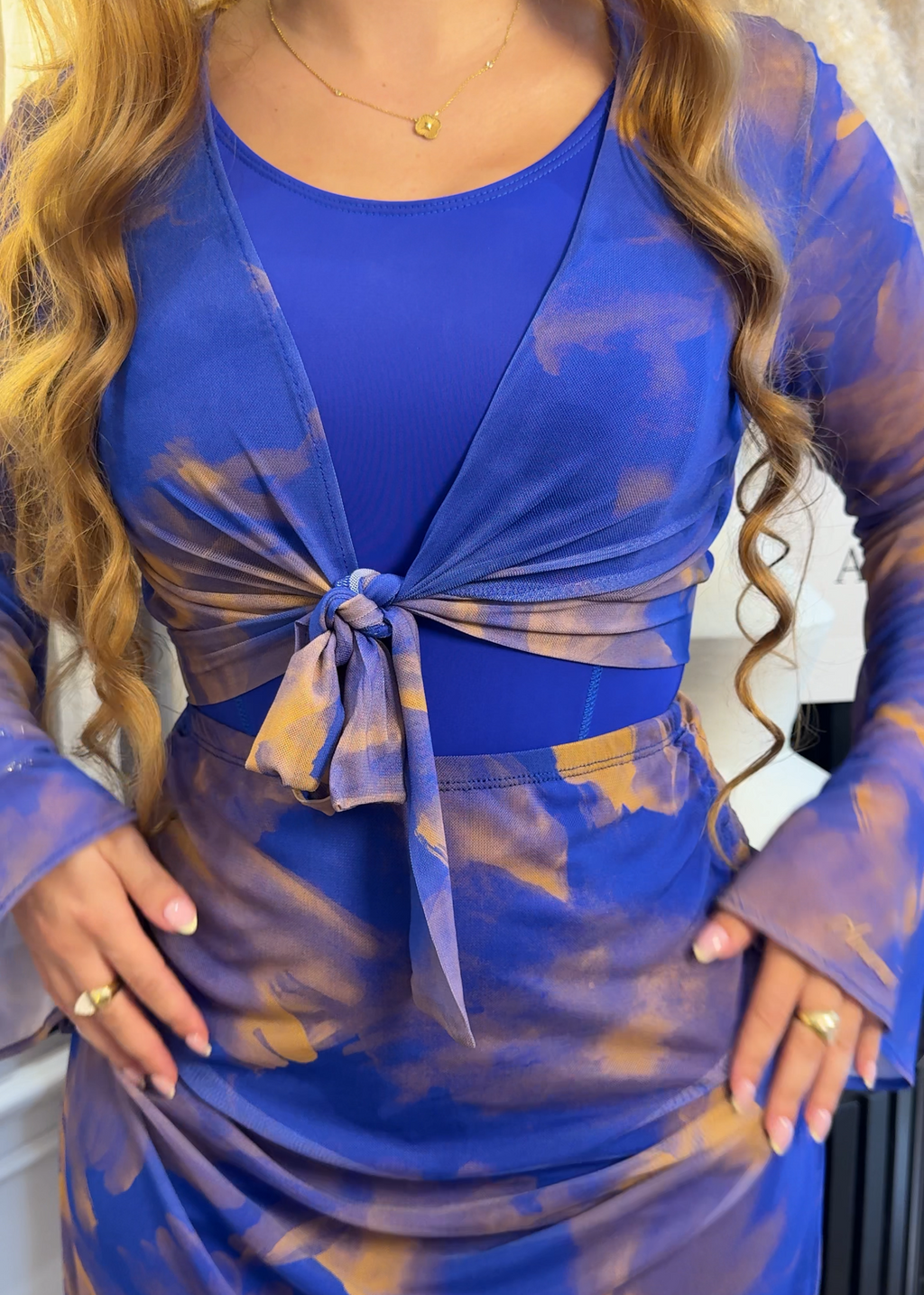 Azure dune cardigan