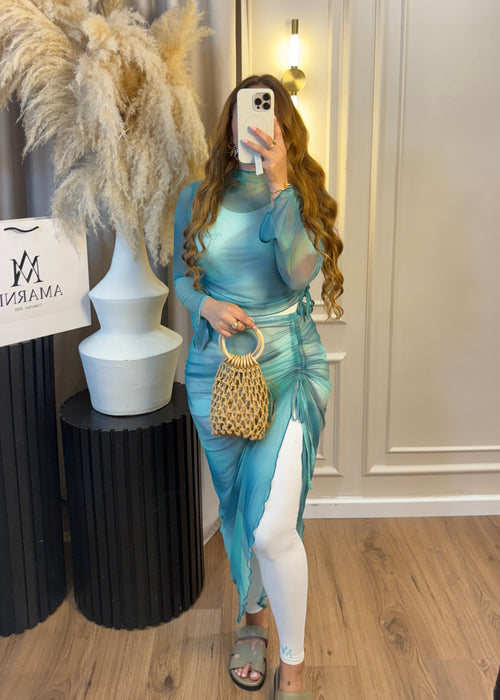 Aqua Signature Crop top