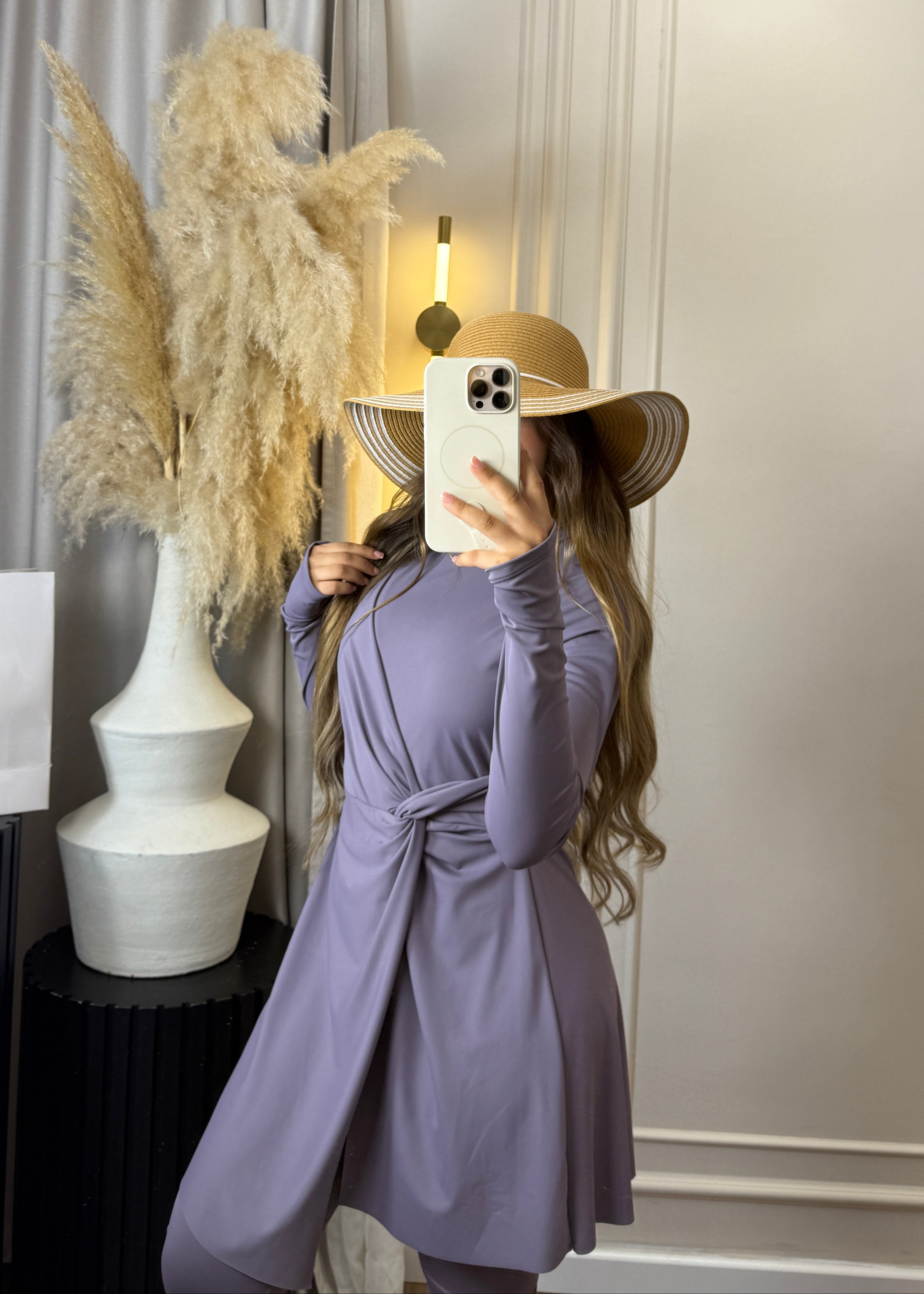 Lavande Satin